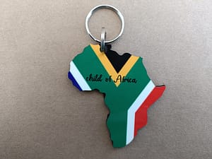 Africa key ring