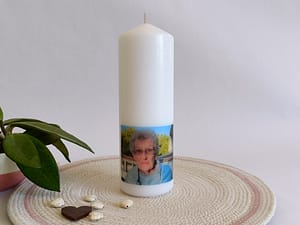 Commemorative candle