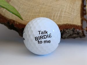 Customised golf ball