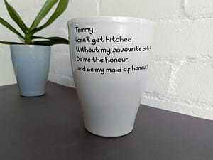 Ceramic pot plant holder